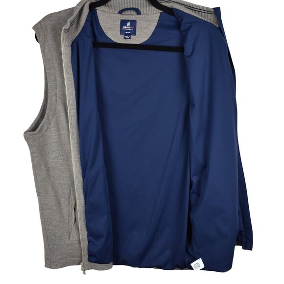 Johnnie-O Garrison Fine Merino Wool Full Zip Vest w/ Pockets Men's size medium - Picture 6 of 12